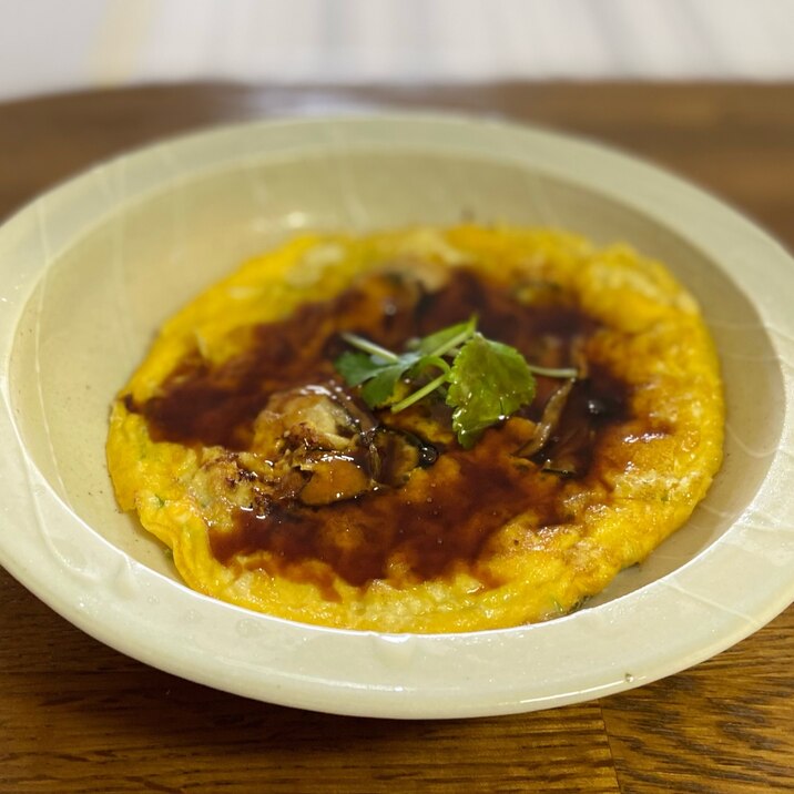 簡単!ご飯にあう!牡蠣入りオムレツ